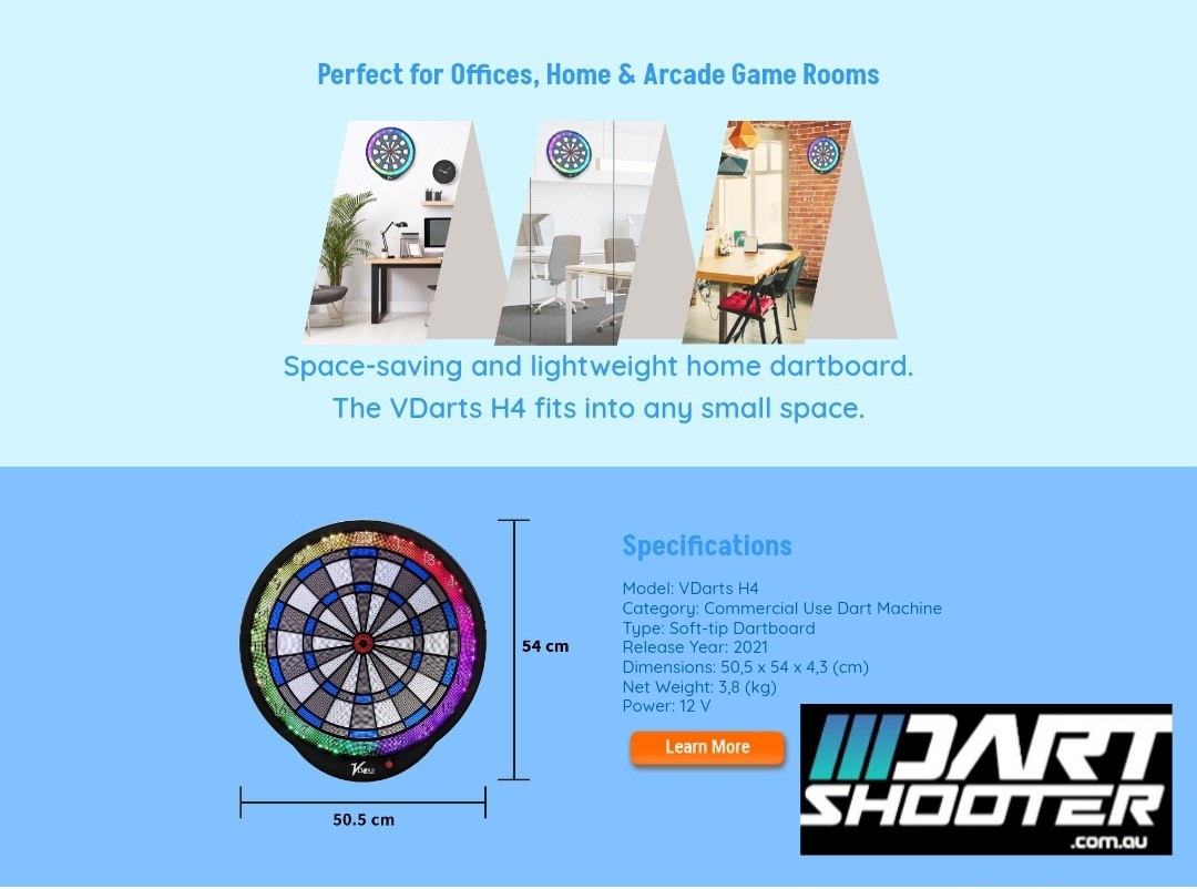 VDARTS CONNECTED DARTS GAME H4L
